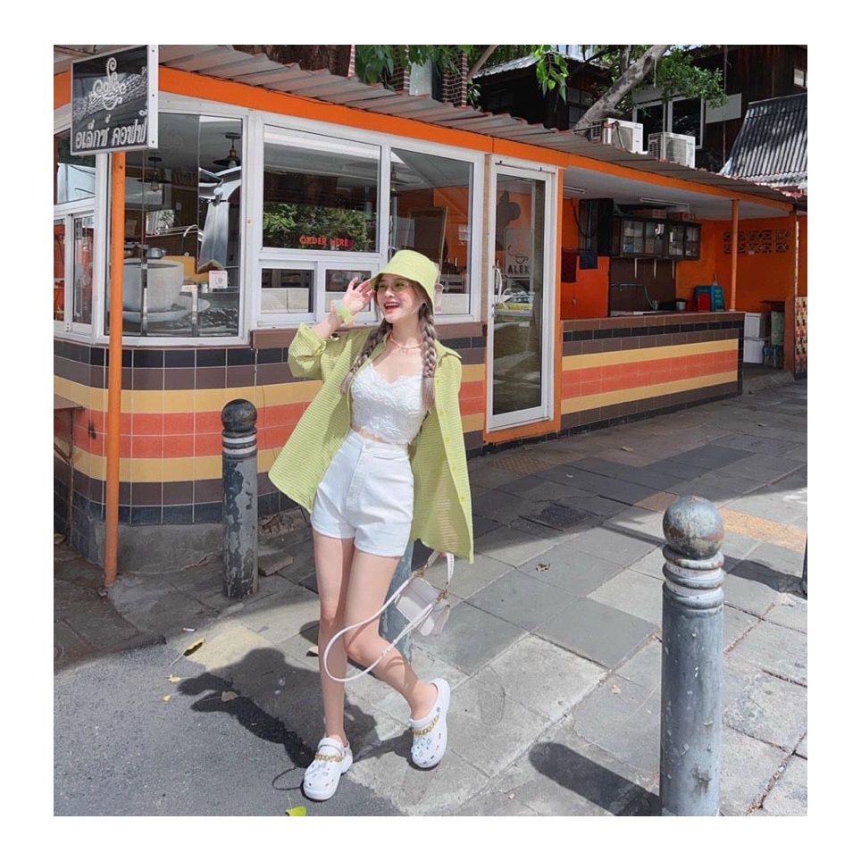[HCM] Sét Bộ Đùi 3 Món Áo Dây Và Khoát Cao Cấp Thời Trang Nữ Sam Closet Free Size 40-55kg