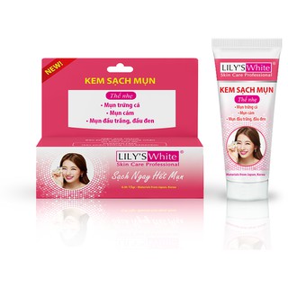 Kem sạch mụn Lily's White thể nhẹ