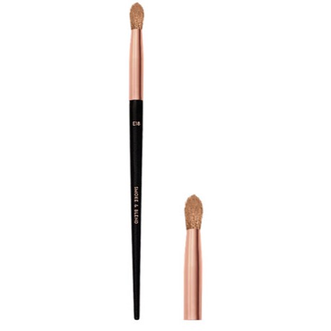 Cọ Tán Phấn Mắt Mosky Vacosi Smoke &amp; Blend Brush E18 - cọ trang điểm kiểu bo tròn và lông cọ mềm mại