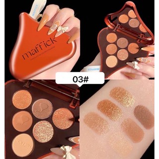 [FREE SHIP] Phấn mắt Maffick kisses socola lấp lánh