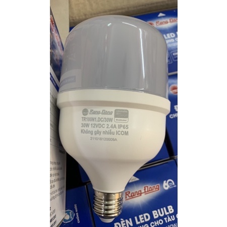 Bóng led 30W 12V - 24V Rạng Đông ắc quy