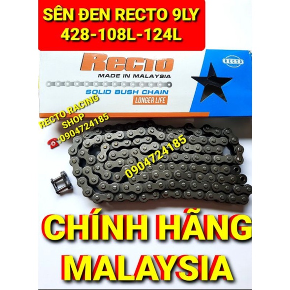 SÊN ĐEN 9LY RECTO MALAYSIA 108L-124L CHÍNH HÃNG RECTO MALAYSIA