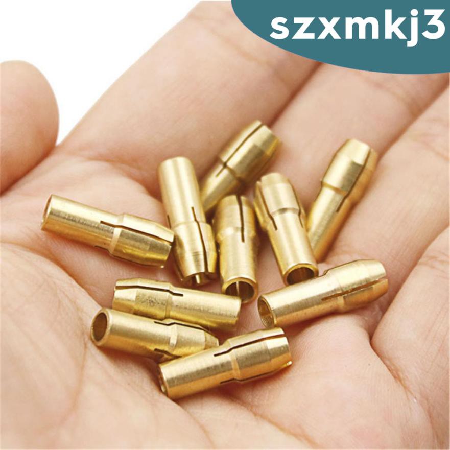 10 Đầu Kẹp Mũi Khoan Điện Mini 0.5-3.2mm 4.8mm