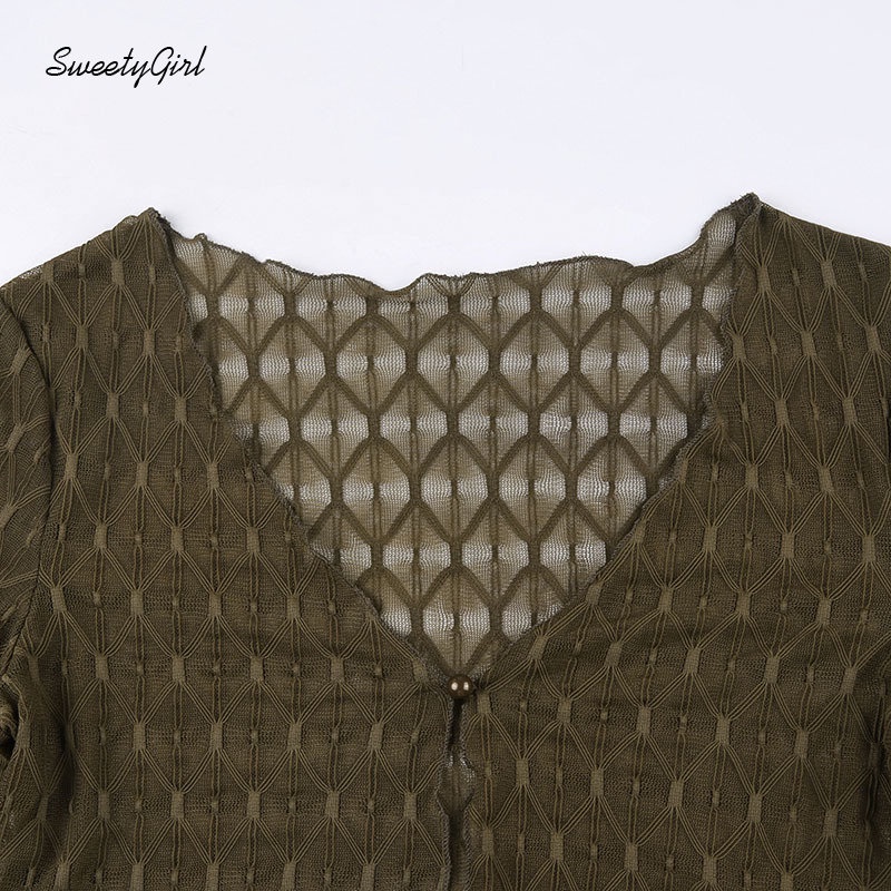 Áo Cardigan Dệt Kim Tay Dài Cổ Chữ V Màu Đen Trơn Cài Nút Thời Trang 2022 Quyến Rũ Cho Nữ