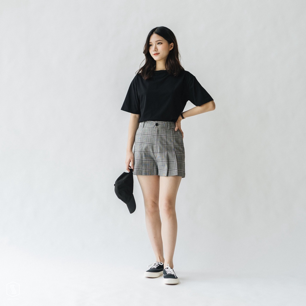 Quần shorts nữ SSSTUTTER Cotton mềm mại dáng chân váy thiết kế hàn quốc năng động Tennis shorts
