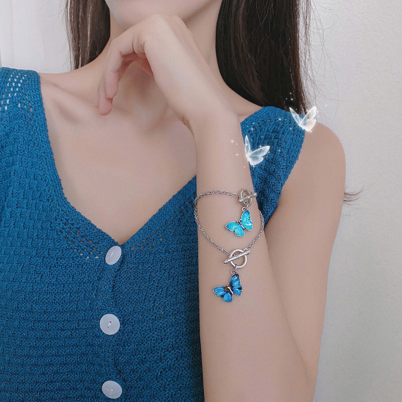 Vòng đeo tay hình bướm xinh xắn dành cho nữ | BigBuy360 - bigbuy360.vn