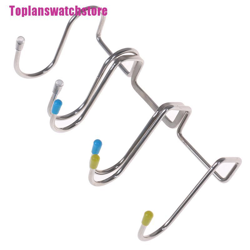Móc Treo Đồ Hình Chữ S Bằng Thép Không Gỉ Tiện Dụng Cho Nhà Bếp / Phòng Tắm
