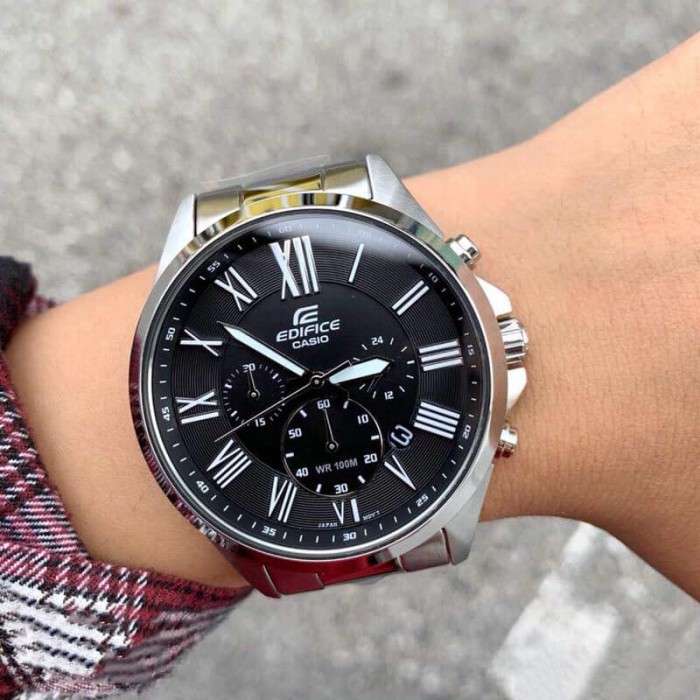 Đồng hồ nam dây kim loại Casio Anh Khuê EFV-500D-1AVUDF