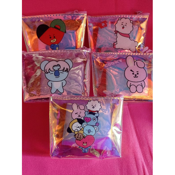 Ví Thời Trang In Hình Bt21 Hologram Bts Đáng Yêu