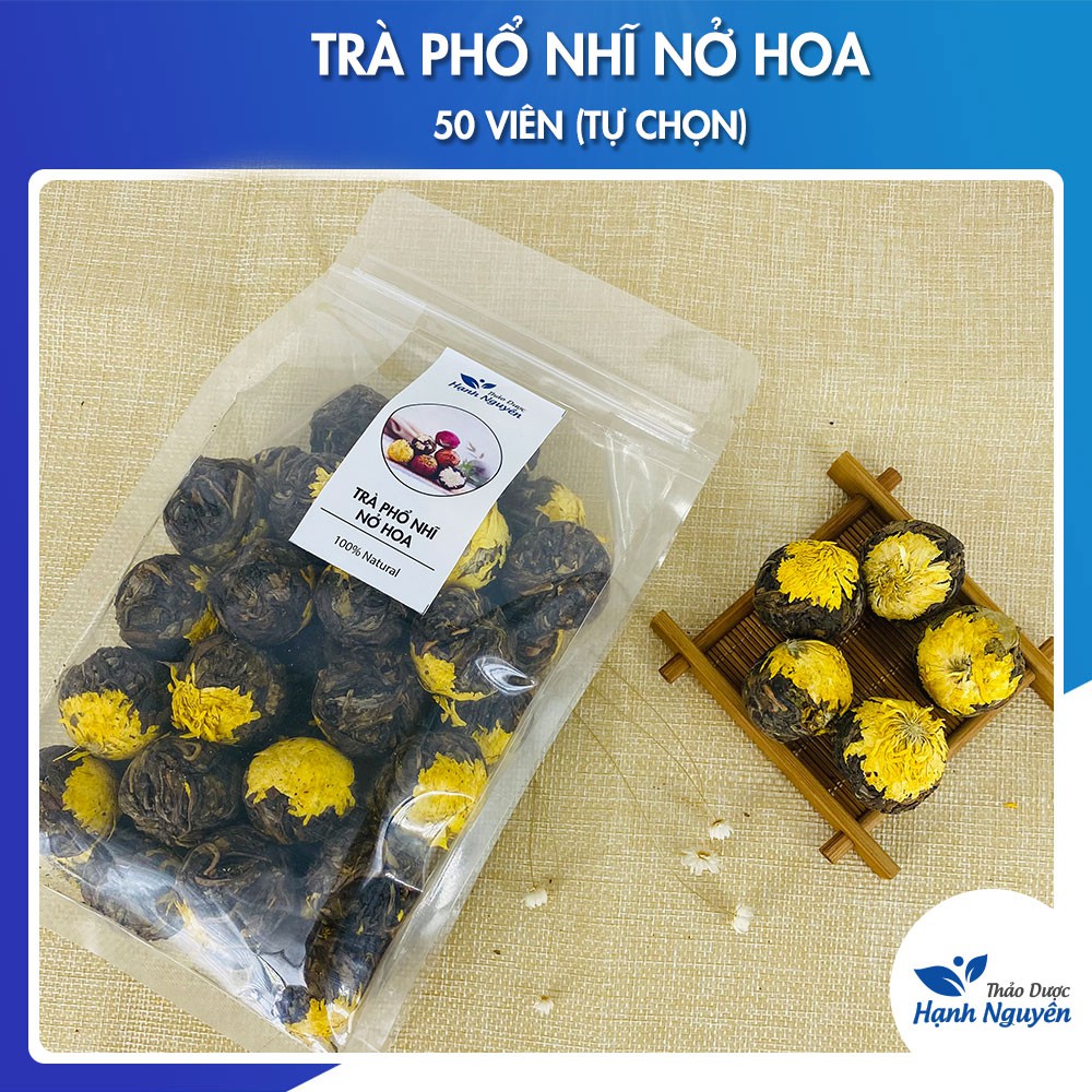 Trà Phổ Nhĩ Nở Hoa (50 Viên Tự Chọn)| Thảo Dược Hạnh Nguyên