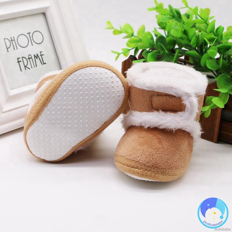 Giày bốt cổ cao đế mềm chống trượt thời trang cho bé từ 0-18 tháng tuổi