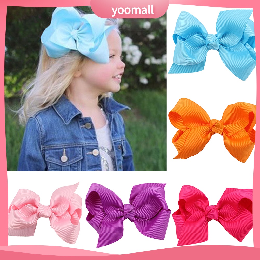 Kẹp tóc hình nơ cỡ lớn 8cm thời trang nữ dễ thương