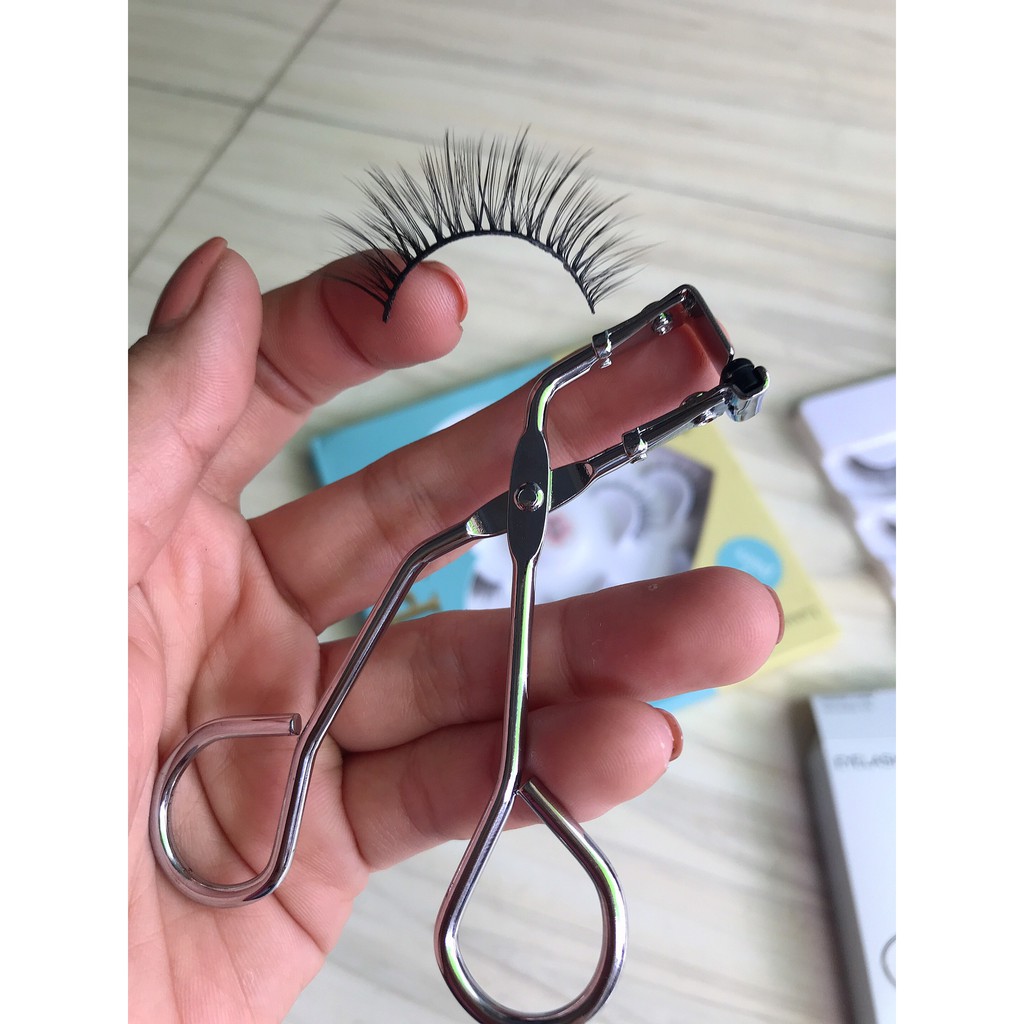 Kẹp mi, bấm mi siêu cong Eyelash curler đầu nhỏ - Bấm góc mi + TẶNG KÈM MÚT THAY