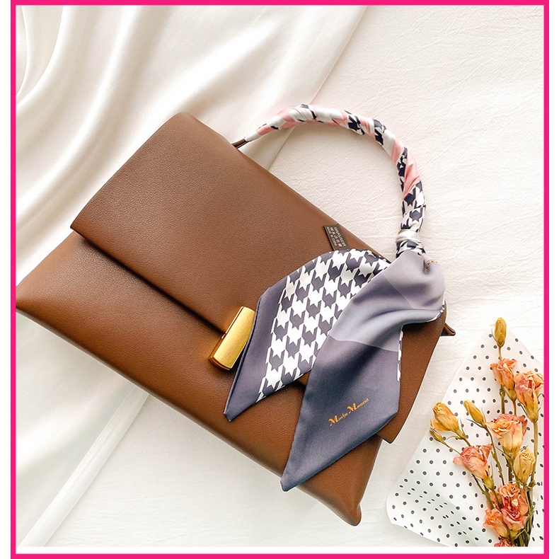 Khăn lụa quàng cổ, quấn túi size 6*125cmcm