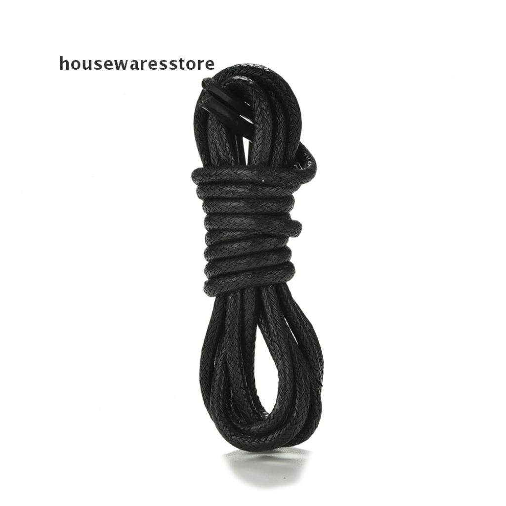 Dây giày phủ sáp dạng tròn nhiều màu sắc tùy chọn