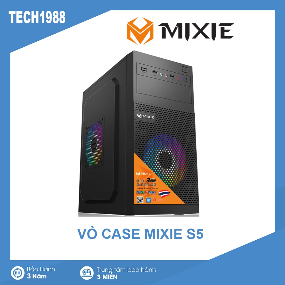 VỎ CASE MÁY TÍNH MIXIE S5 - Khung Sắt