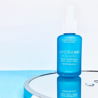Serum Cấp Ẩm Dermedic Hydrain3 Hialuro Face Neck And Decottage Cho Da Khô 30ml