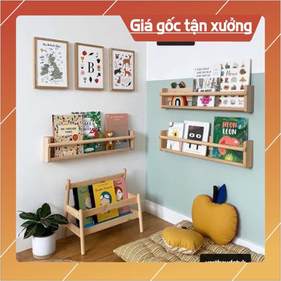 [ VIDEO THỰC TẾ ] Gía Sách - Tủ Đựng Sách Cho Bé Thông Minh GU-DECOR Chất Liệu Gỗ Thông Bo Tròn Kỹ Lưỡng