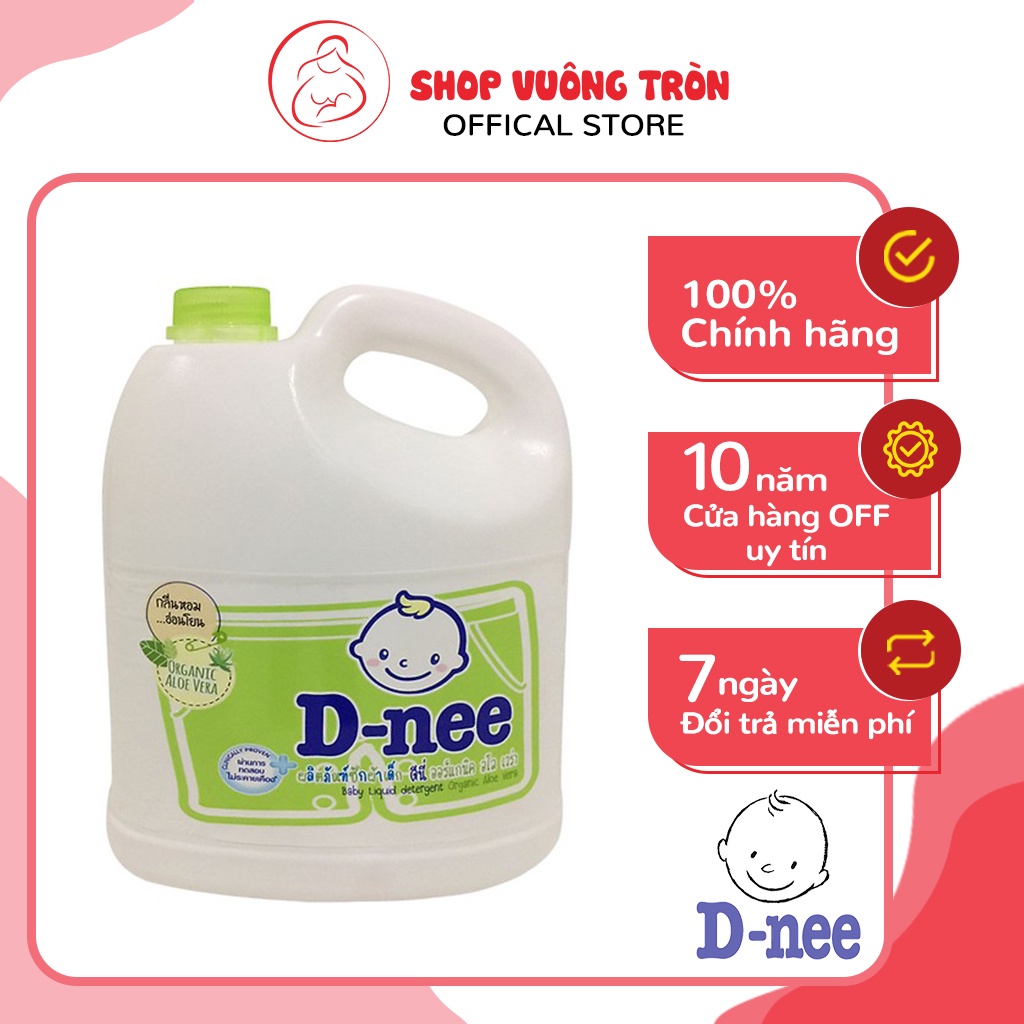Dnee Nước Giặt Thái Lan Mùi Hương Dịu Nhẹ, An Toàn Chuyên Dùng Giặt Đồ Cho Bé Yêu 3000ml