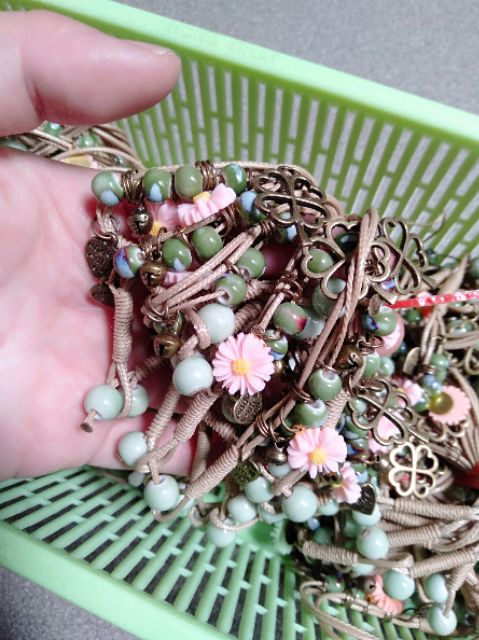 VÒNG TAY CÓI _ BÔNG CÚC NHIỀU MÀU