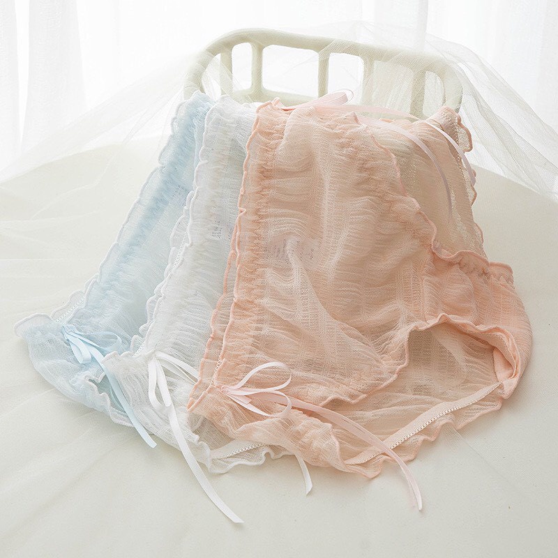 Quần Lót Nữ - Quần Lót Lụa dệt kim mới Cao Cấp thiết kế điệu đà, sexy DAN STORE MÃ H1018