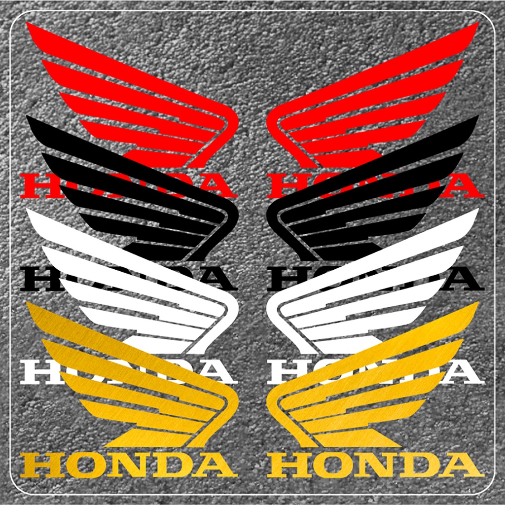 Decal DáN PhảN Quang HìNh CáNh Thiên ThầN Cho Xe MáY Honda