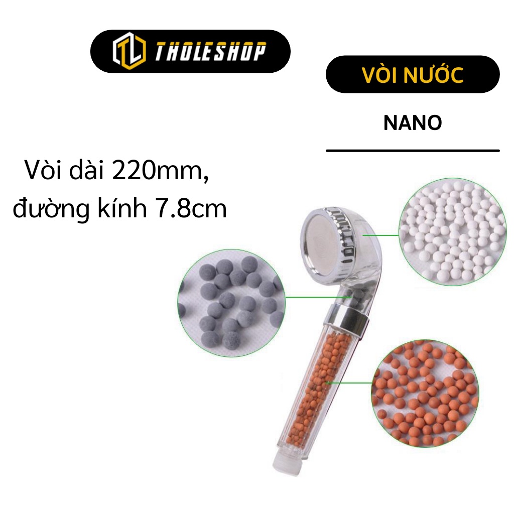 Bộ Vòi sẽ tăng áp - Vòi tắm Nano hoa sen tạo áp suất, sử lý công nghệ Nano tiêu diệt mọi vi khuẩn trong nước 2583