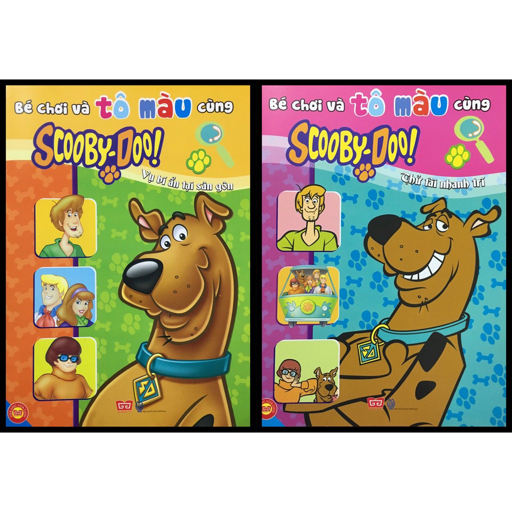 Sách - Bé Chơi Và Tô Màu Cùng Scooby-Doo (Ngẫu nhiên theo chủ đề)