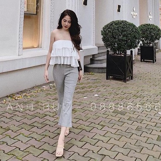 quần loe gân chất umi cá tính