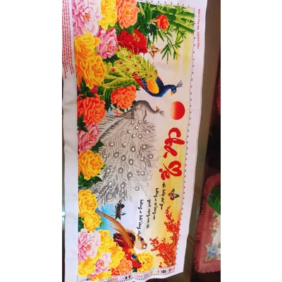 Tranh thêu chữ thập cha mẹ 88913 (KT: 100 x 48 cm)