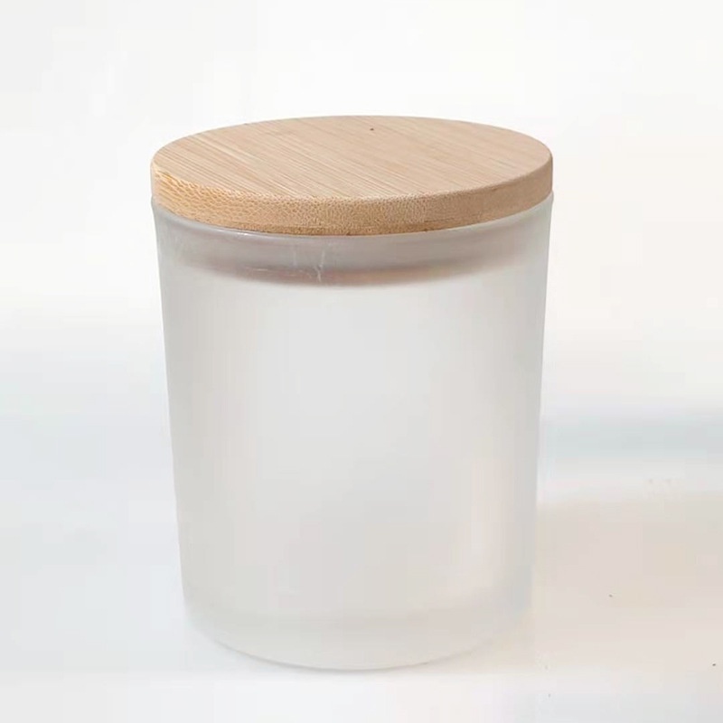Ly Cốc Đựng Nến thơm Nắp Gỗ 200ml Handmade