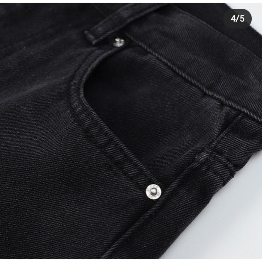 [ VỨT VỨT VỨT!!! ] QUẦN JEAN ỐNG RỘNG NỮ LƯNG CAO MÀU ĐEN CỰC CÁ TÍNH LAI CUỐN THỜI TRANG NITI