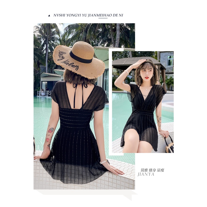 Bộ Đồ Bơi Thể Thao Phong Cách Hàn Quốc Thời Trang Cho Nữ