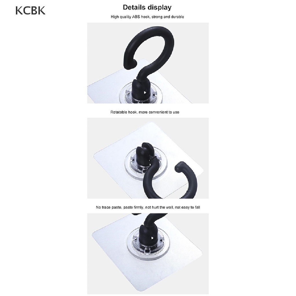 KC Ceiling Rotary Hook Strong Hook Household Multifunction Adhesive Hook Kitchen BK