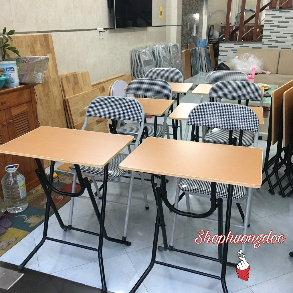 Bộ bàn ghế siêu đẹp kích thước 40/60 cao 71cm