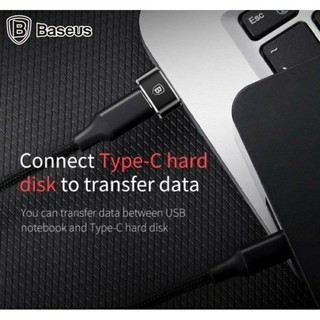 [Ảnh Thật] OTG USB to Type C hãng Baseus,RoCk ( Adapter/Converter Usb Type A to Usb Type C)