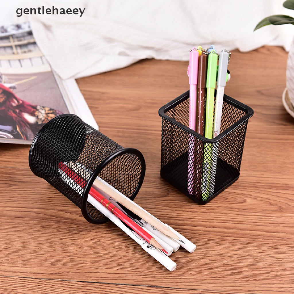 Cốc Lưới Đựng Bút / Thước / Đồ Dùng Văn Phòng Để Bàn Mới