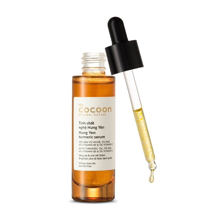 Tinh Chất Nghệ Hưng Yên ( Serum ) Cocoon Sáng Da Chuyên Sâu & Mờ Vết Thâm 30ml