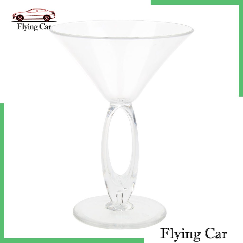 Ly Thủy Tinh Uống Cocktail Hình Xe Hơi Bay Sáng Tạo