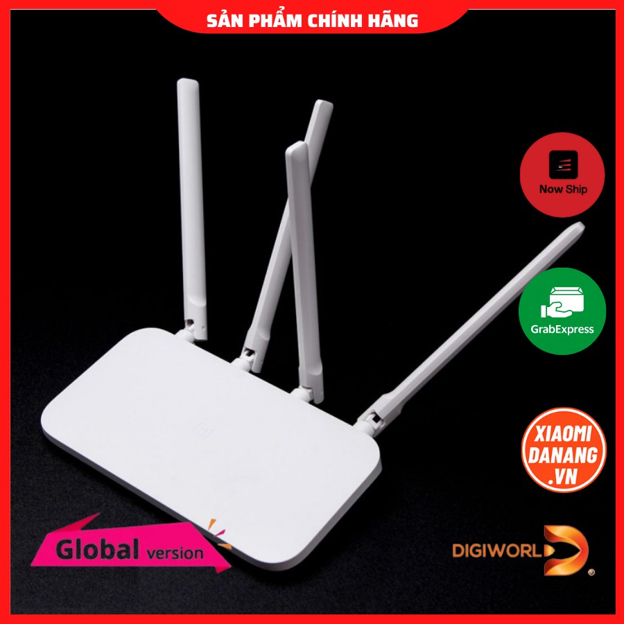 Bộ phát sóng Wifi Xiaomi Mi Router 4A bản quốc tế Hàng Digiworld BH 12 tháng