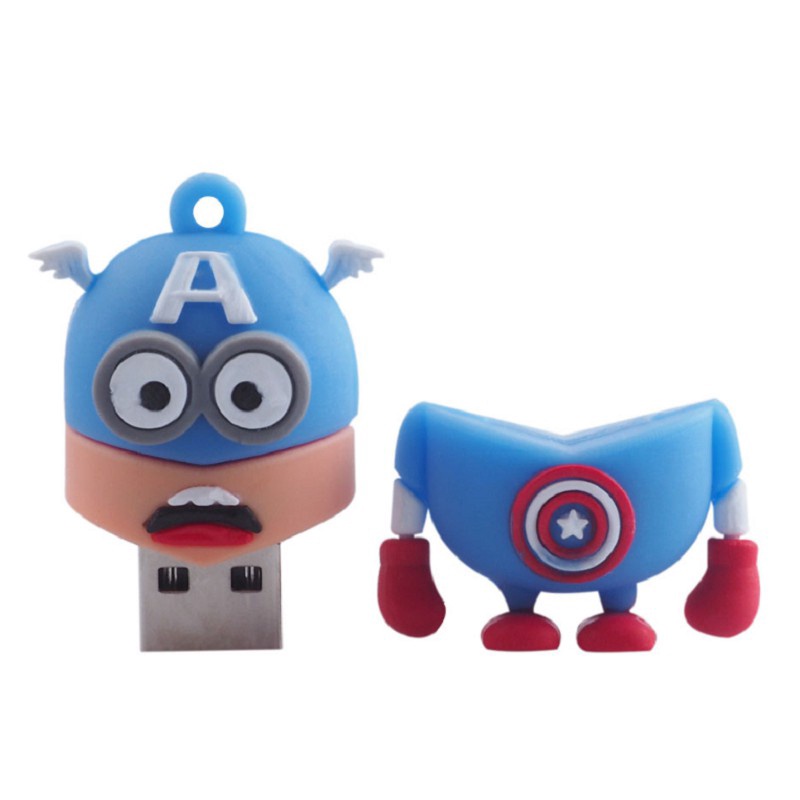 Usb Dung Lượng 1GB 8GB 16GB 32GB 64GB 128GB Hình Captain America