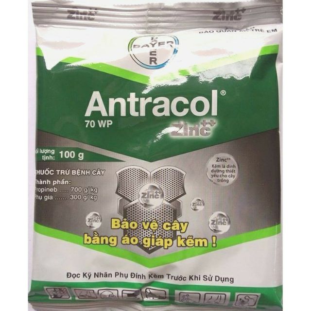 Thuốc diệt nấm ANTRACOL 70WP Phòng trừ bệnh phổ rộng,