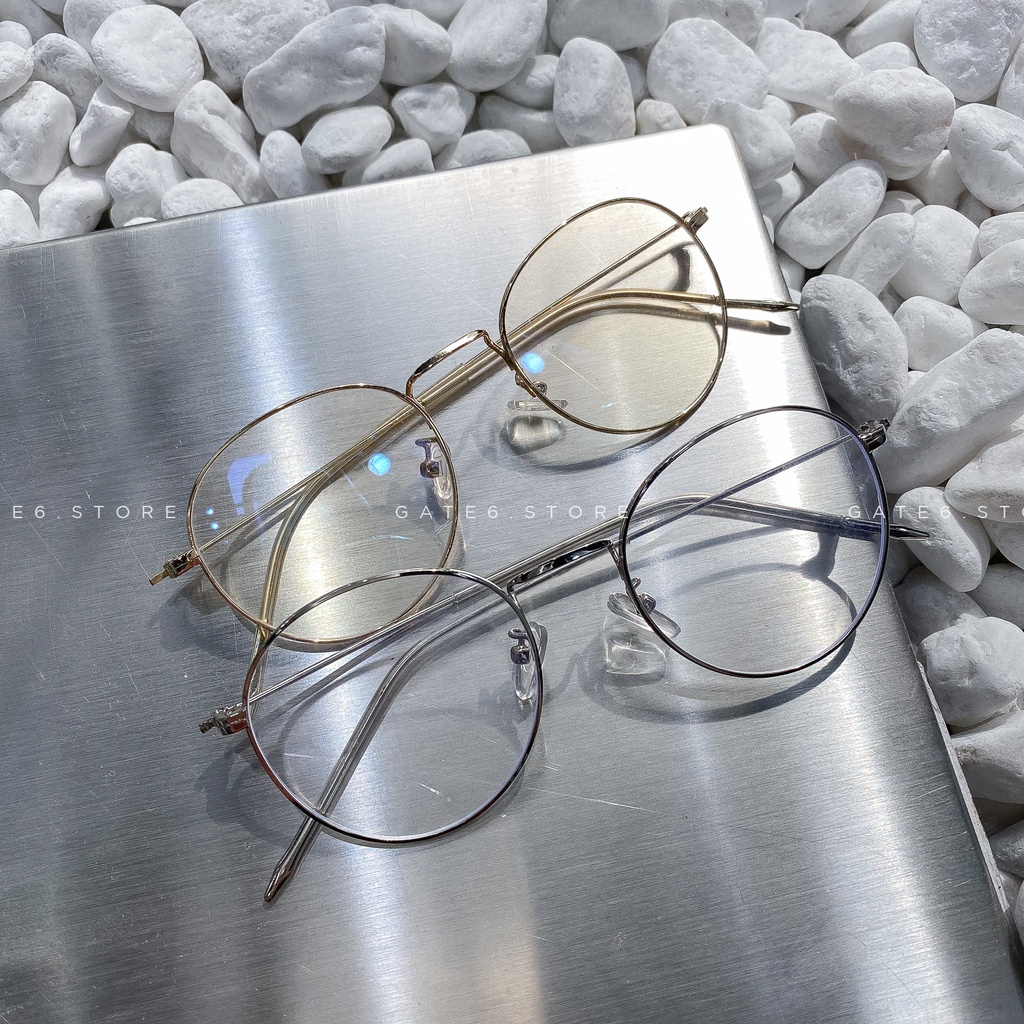 Kính Unisex Thời Trang Vintage - 085 [Tặng bao da - móc khoá]