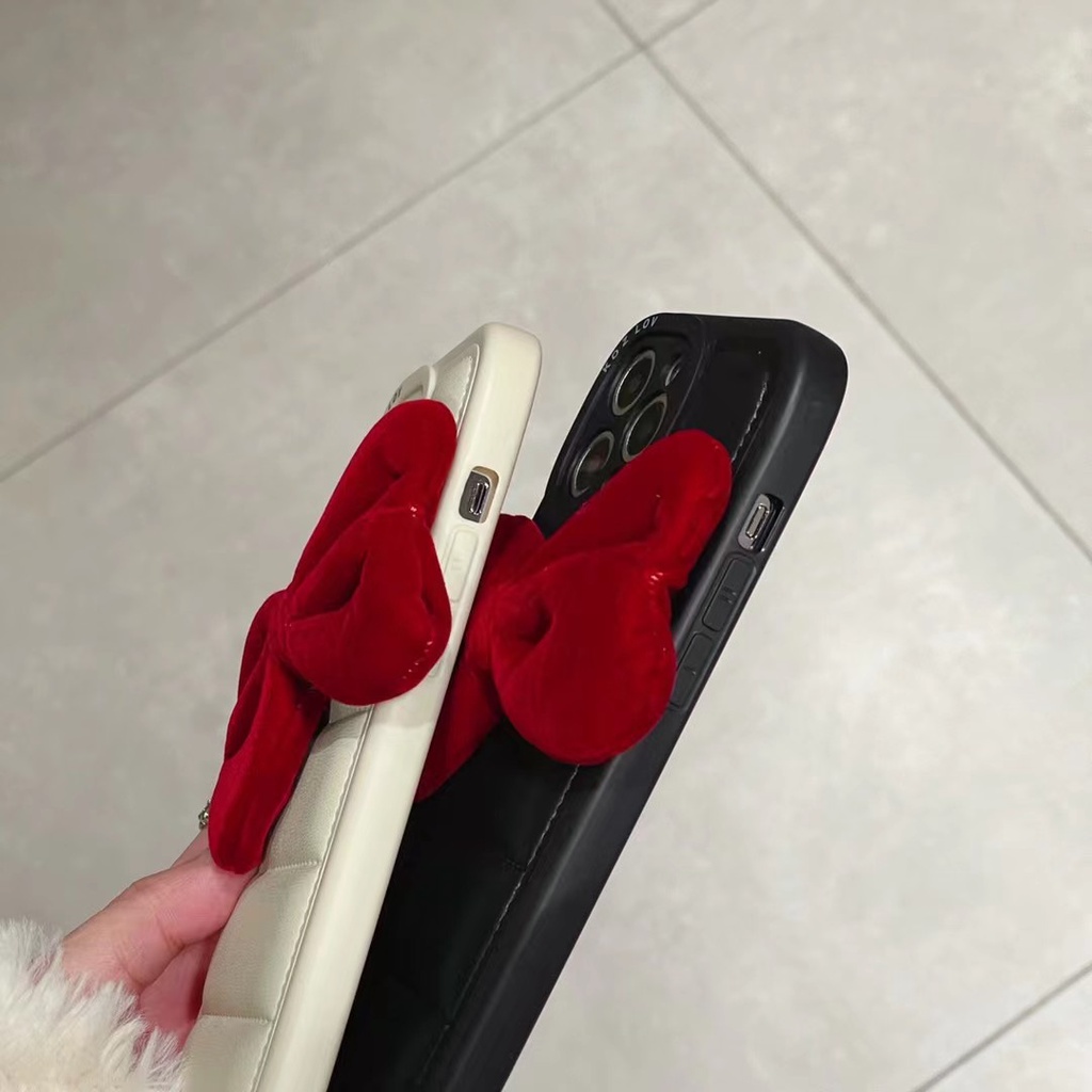 Ốp Điện Thoại Đính Nơ Lụa Cho iPhone 13 promax X XS XR XS max 7Plus 8Plus 11 11 pro 11 pro max 12 12 pro 12 pro max