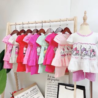 Bộ bánh bèo bé gái