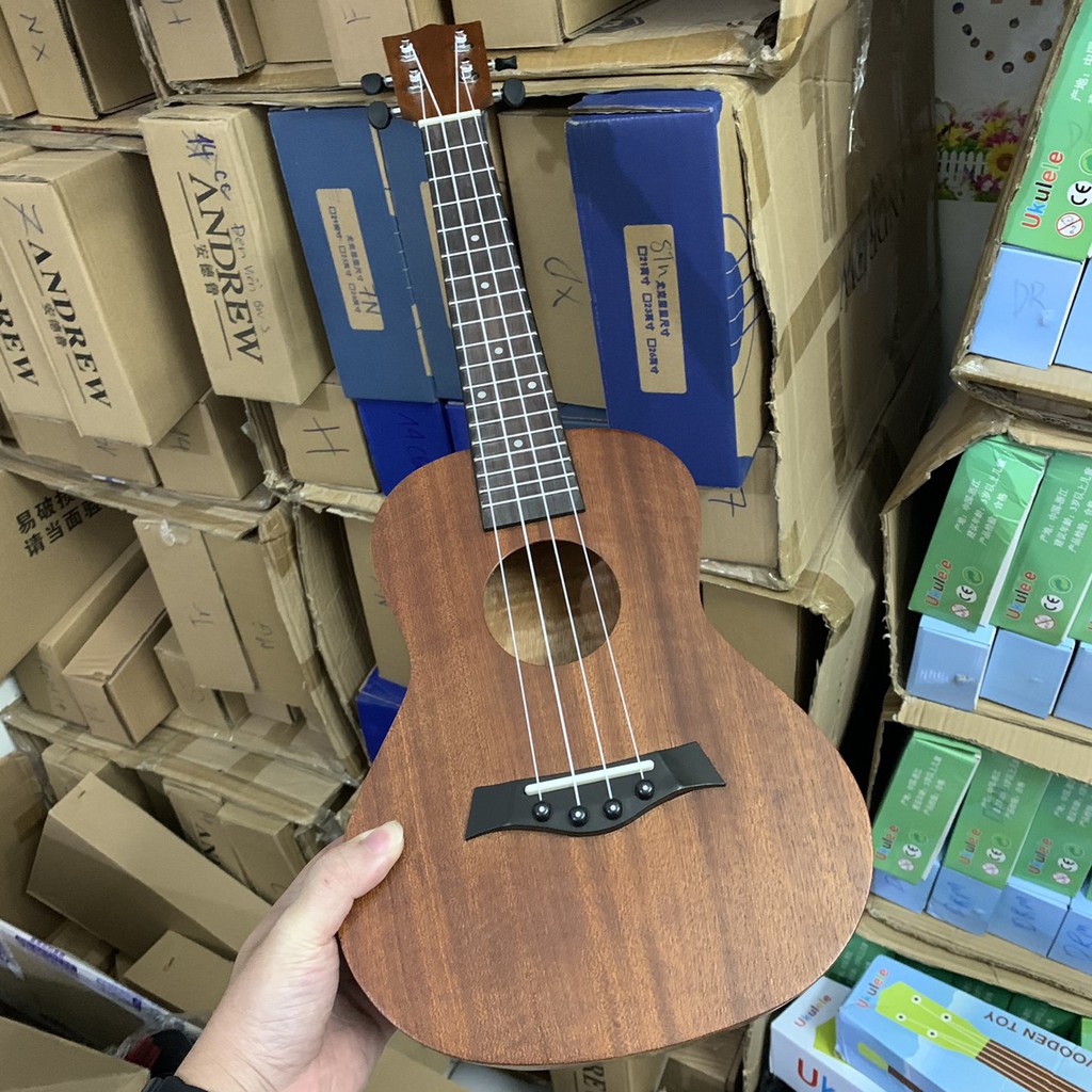 ĐÀN UKULELE CONCERT FULL GỖ SẬM