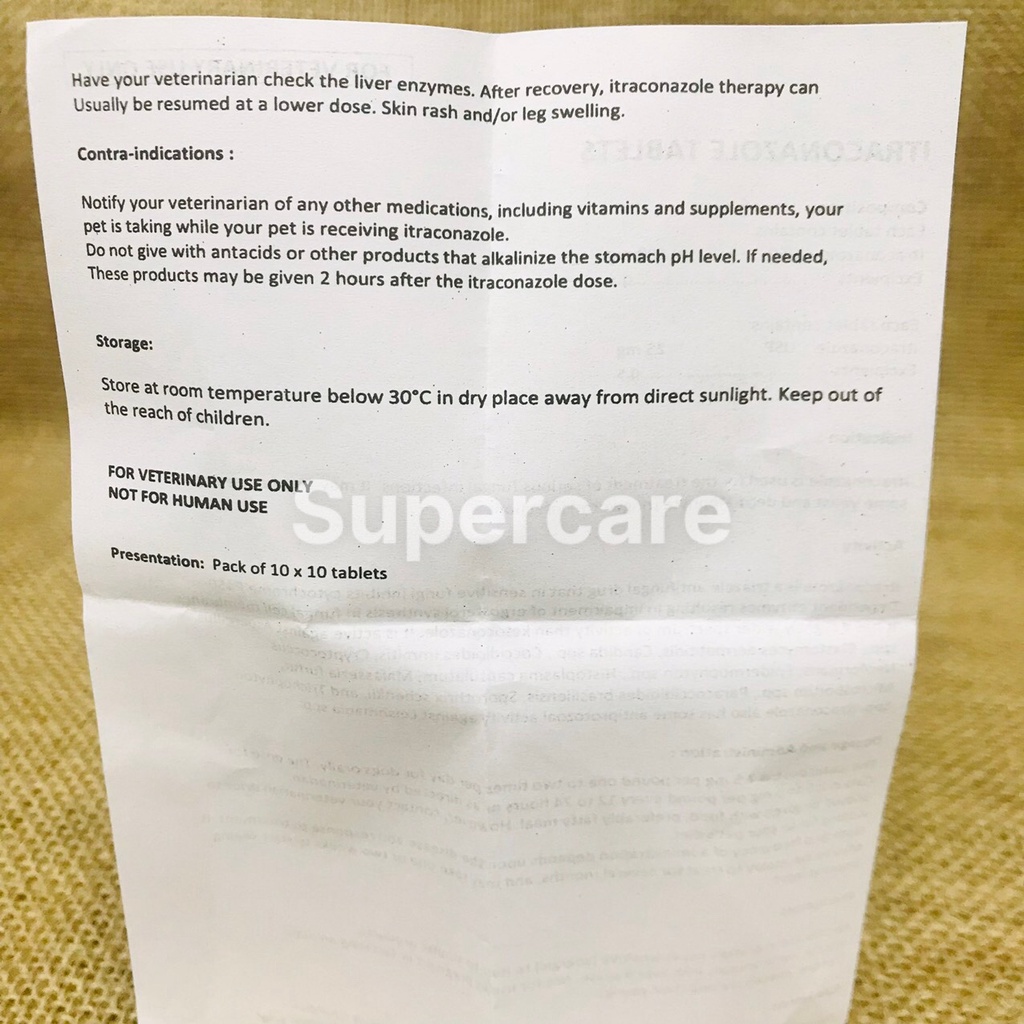 Itra.25 - Giải Pháp Nấm Da Trên Chó Mèo