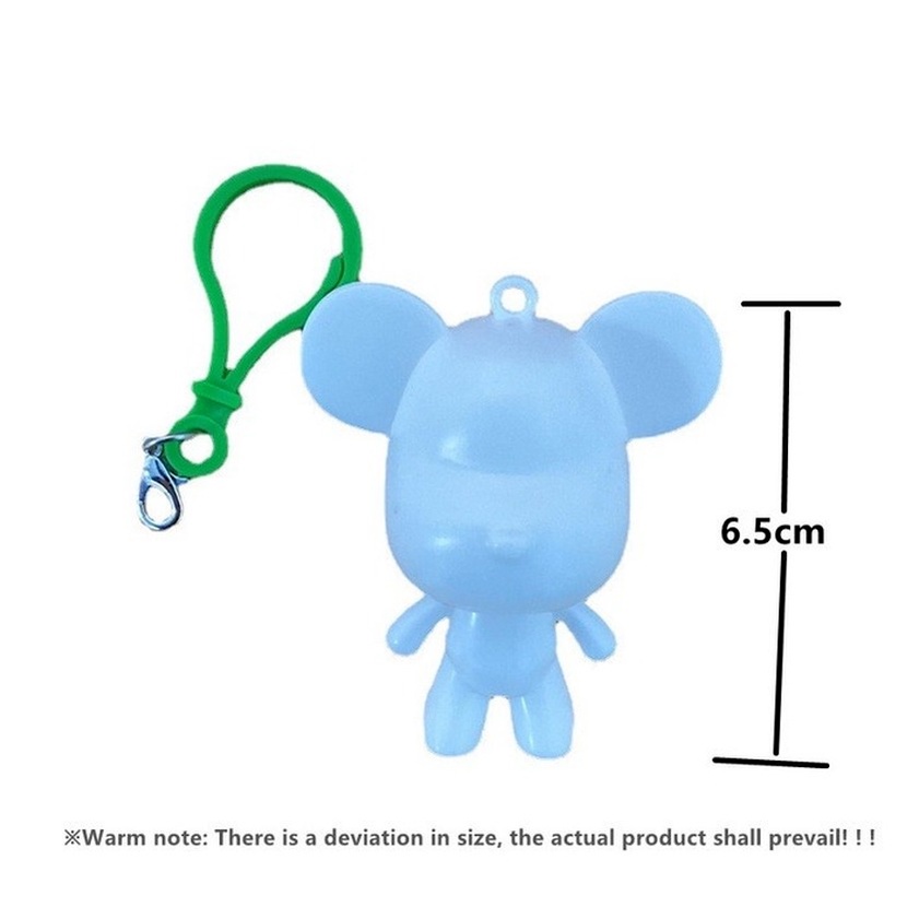 【Gói Vật liệu &amp; Sắc tố】DIY Fluid Bearbrick Đồ chơi Graffiti lỏng làm bằng tay Đồ trang trí mô hình tính cách gấu bạo lực
