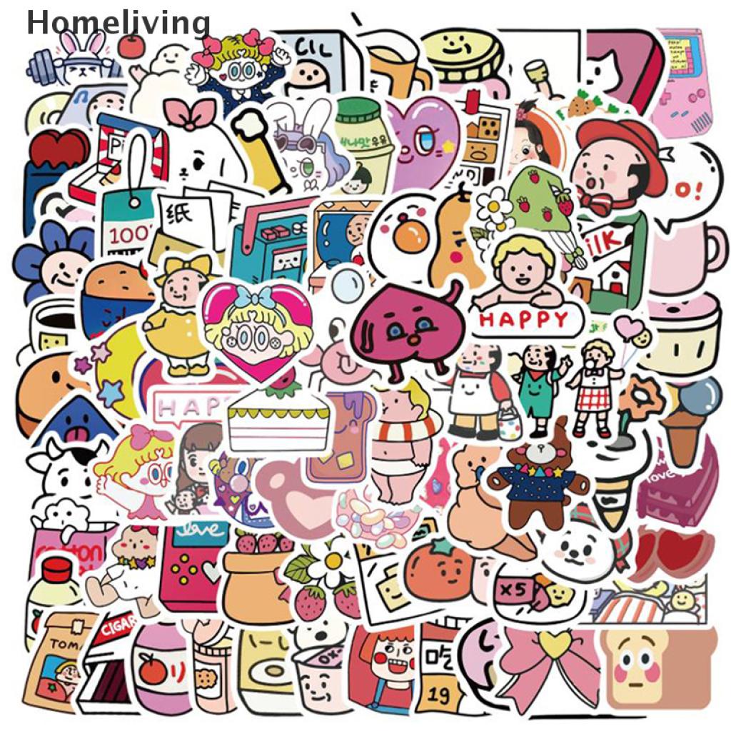 Bộ 90 Miếng Dán Trang Trí Kế Hoạch Phòng Thí Nghiệm Ô Xi Tiện Dụng