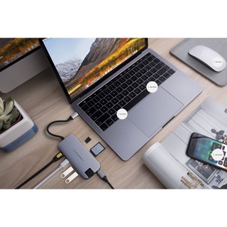 Cáp Hyper drive SLIM 8 in 1 USB-C Hub for MácBook, PC & Devices